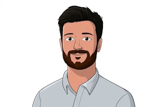 make you as a awesome family guy cartoon character portrait