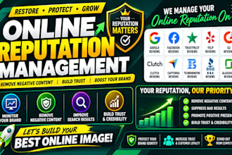 manage your online reputation with ethical reverse SEO, fast ORM reputation