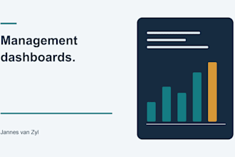 build an excel management dashboard with checked kpis