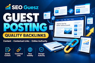 publish quality guest posts with contextual backlinks