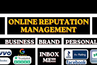 do effective ORM, online reputation management and build your brand reputation