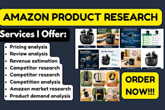 do amazon product research, fba product hunting and market research