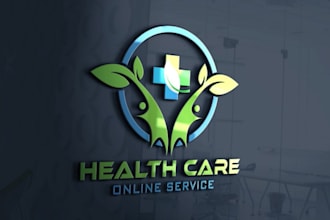 design a modern healthcare, medical, clinic, or pharmacy logo