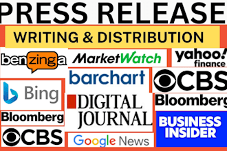 write and distribute press release press release distribution to news sites