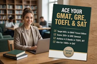 elevate your gmat, gre, toefl, and sat scores