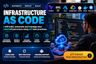 create professional website with infra as code