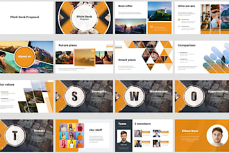 design medical presentation investor pitch deck canva healthcare presentation