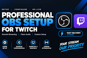 setup or fix obs studio streamlabs vmix youtube for professional livestreaming