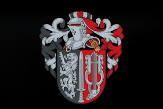 design exclusive coats of arms logo
