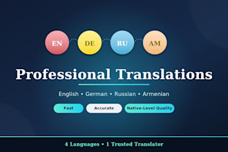 translate between 4 languages