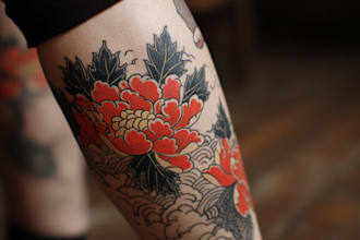 create unique japanese tattoo design