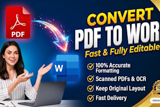 convert PDF to word files with accurate formatting