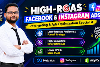 run facebook and instagram ads campaign and retargeting