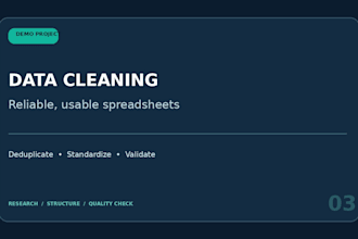 clean deduplicate and standardize your spreadsheet data