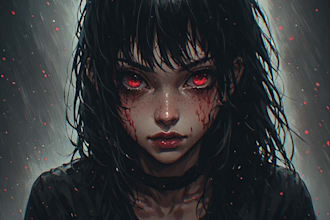 create horror movie poster design cinematic