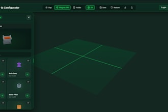 build interactive 3d webgl threejs website or configurator