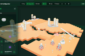 build interactive 3d webgl threejs website or configurator