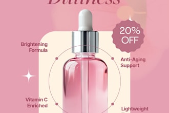 design aesthetic skincare and beauty instagram posts
