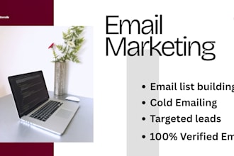 do email list building ,cold emailing ,and targeted lead generation