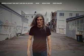build a band website with merch store, tour dates and more