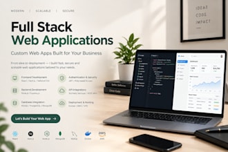 develop a full stack web applications