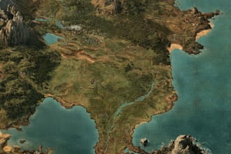create fantasy, retro and vintage maps for board games