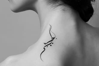 draw a custom tattoo design and tattoo illustration