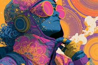 create badass psychedelic artwork for your clothing