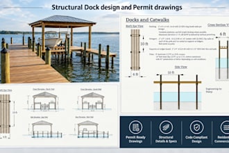 provide structural dock design and permit drawings