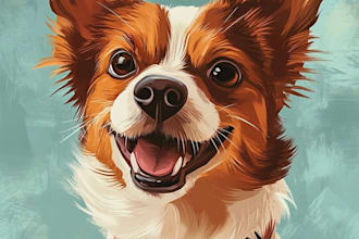 create a unique disney pet portrait
