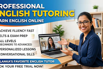 be your professional online english tutor