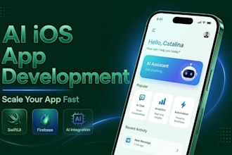 develop modern ios app with ai integration  automation
