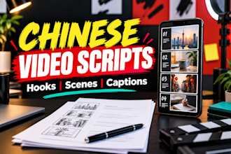 write chinese short video scripts for douyin and xiaohongshu
