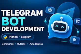 build a custom telegram bot in python
