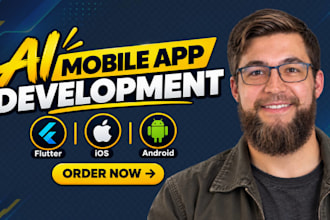 develop ai mobile app development, app creation as flutter full stack developer