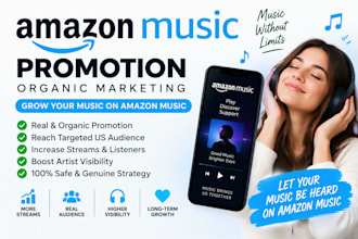 do US amazon music promotion organic amazon music marketing