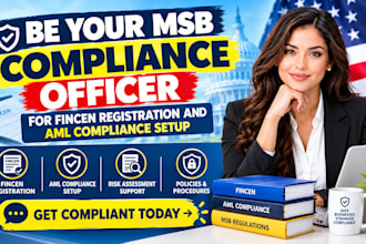 be your msb compliance officer for us msb fincen registration and aml compliance
