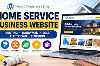 build painting handyman electrician solar contractor business website