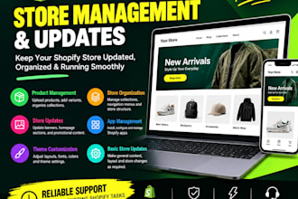 manage and update your shopify store