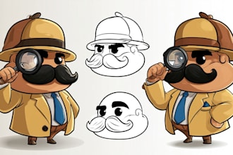 create a unique mascot character for your business