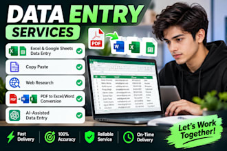 accurate data entry and web search
