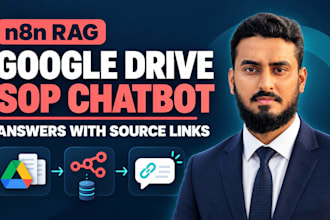 build an n8n rag chatbot for google drive onboarding sops