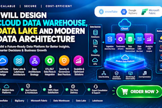 design cloud data warehouse data lake and modern data architecture