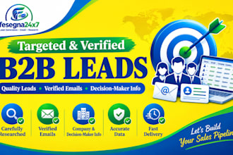 do title, location and industry targeted b2b lead generation