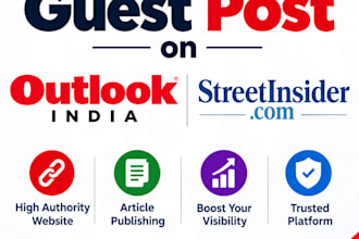 publish your article on outlookindia,com and streetinsider,