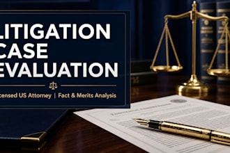 prepare a comprehensive litigation case evaluation and legal assessment