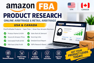 amazon fba online arbitrage product research USA