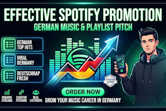 do effective german spotify music promotion and playlist pitching