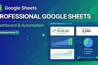 create a format a professional google sheets