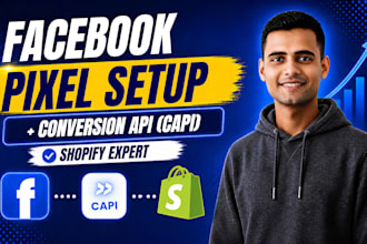 set up facebook meta pixel, conversion API and GTM server side tracking